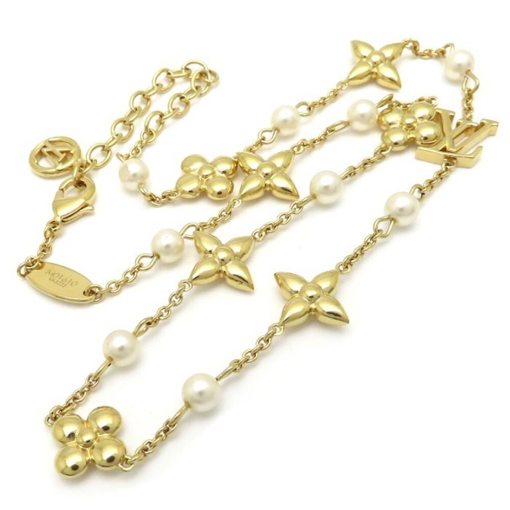 LOUIS VUITTON Gold Necklace